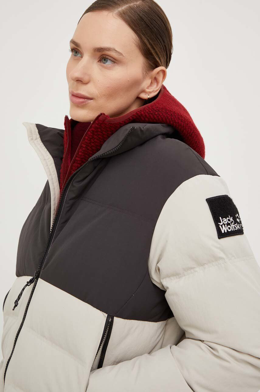 Jack Wolfskin Пухено яке в бежово със зимна изолация - Pepit.bg