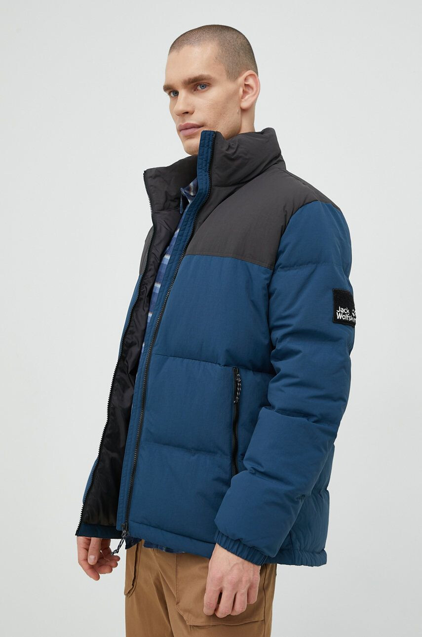 Jack Wolfskin Пухено яке в синьо със зимна изолация - Pepit.bg