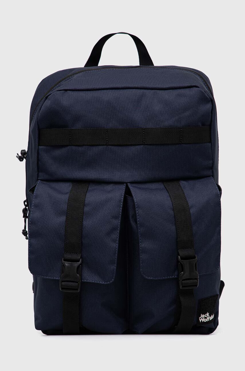 Jack Wolfskin Раница 10 в тъмносиньо голям размер с десен - Pepit.bg