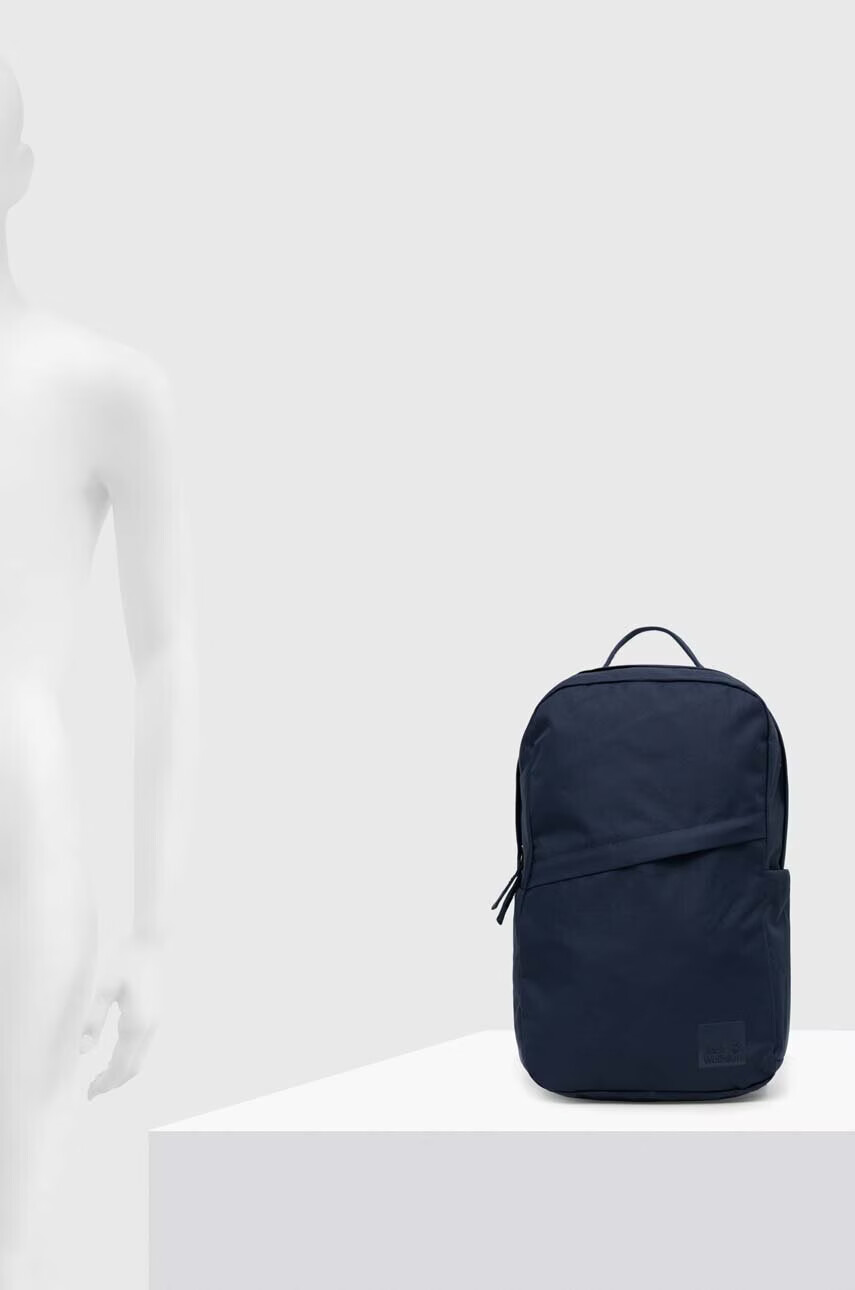 Jack Wolfskin Раница в тъмносиньо голям размер с изчистен дизайн - Pepit.bg