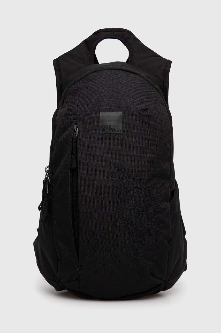 Jack Wolfskin Раница ANCONA в черно голям размер с апликация - Pepit.bg