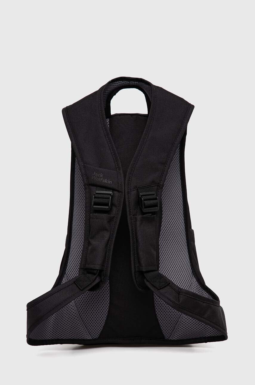 Jack Wolfskin Раница ANCONA в черно голям размер с апликация - Pepit.bg