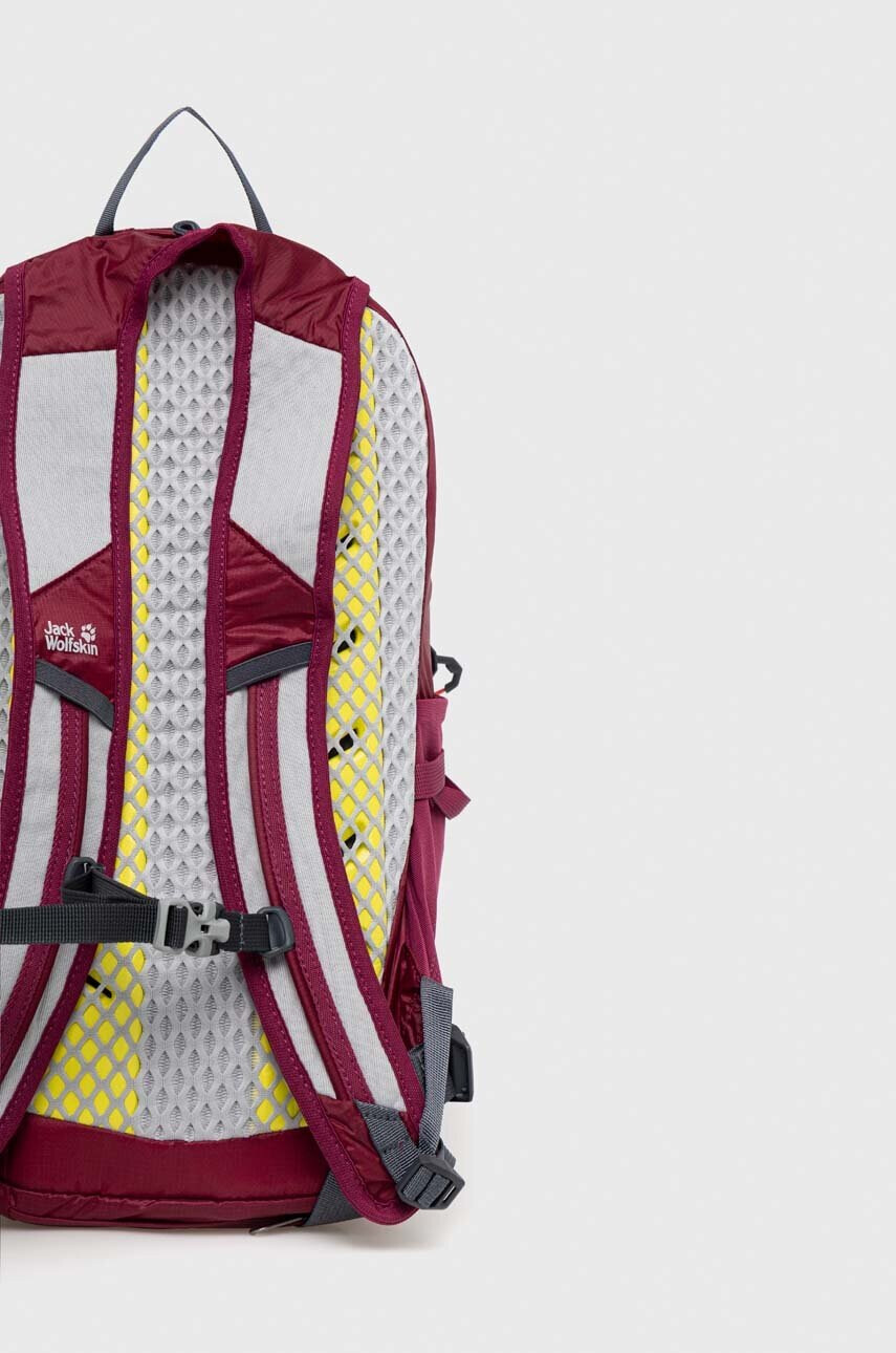 Jack Wolfskin Раница Athmos Shape 16 в бордо голям размер с принт - Pepit.bg