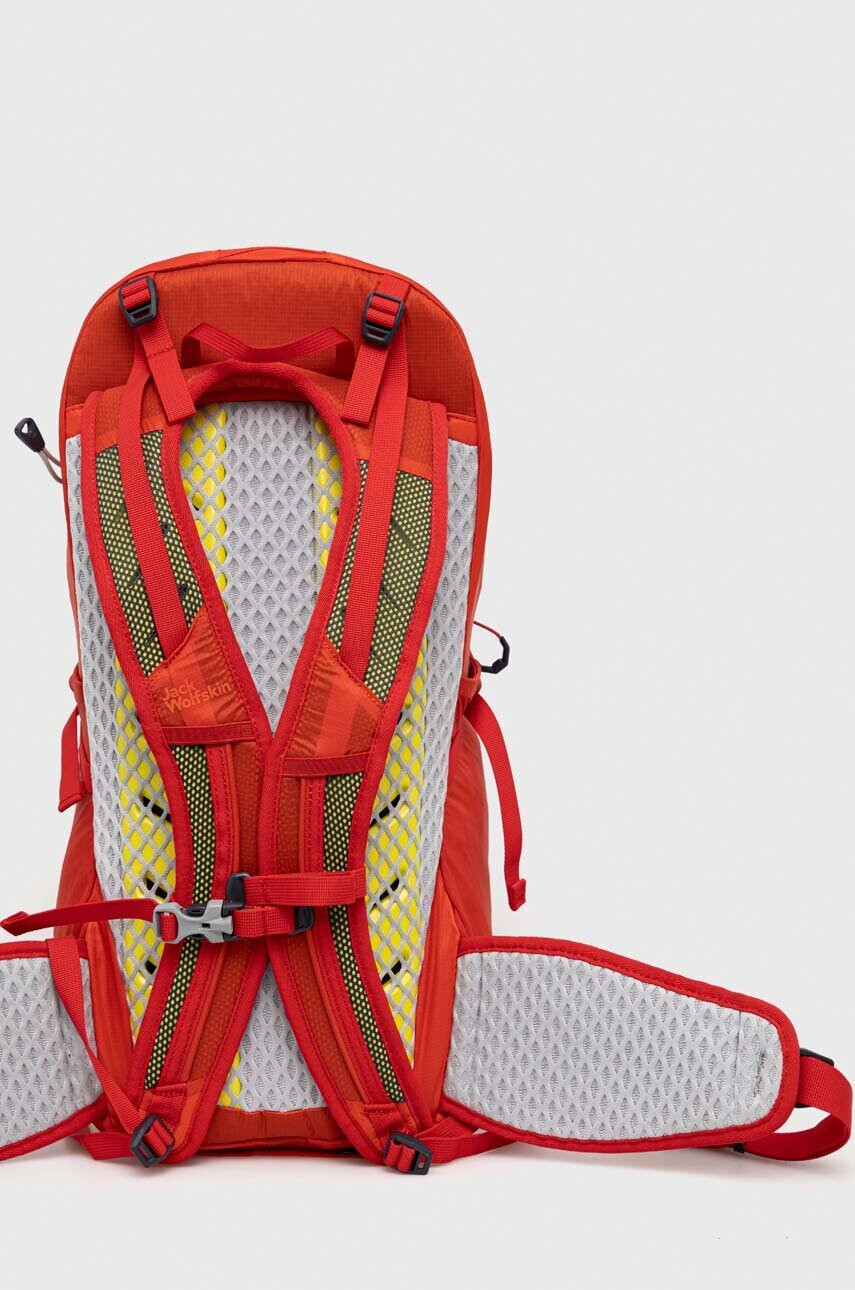 Jack Wolfskin Раница Athmos Shape 20 в червено голям размер с изчистен дизайн - Pepit.bg