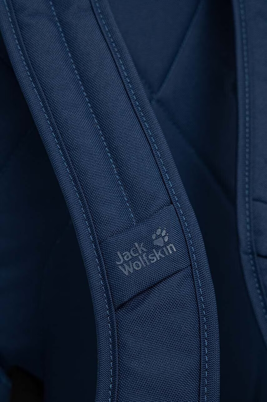 Jack Wolfskin Раница Cariboo в синьо голям размер с изчистен дизайн - Pepit.bg