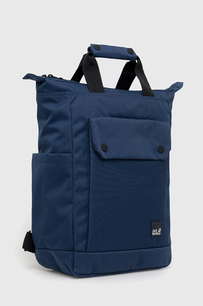 Jack Wolfskin Раница Cook Pack в синьо голям размер с изчистен дизайн - Pepit.bg