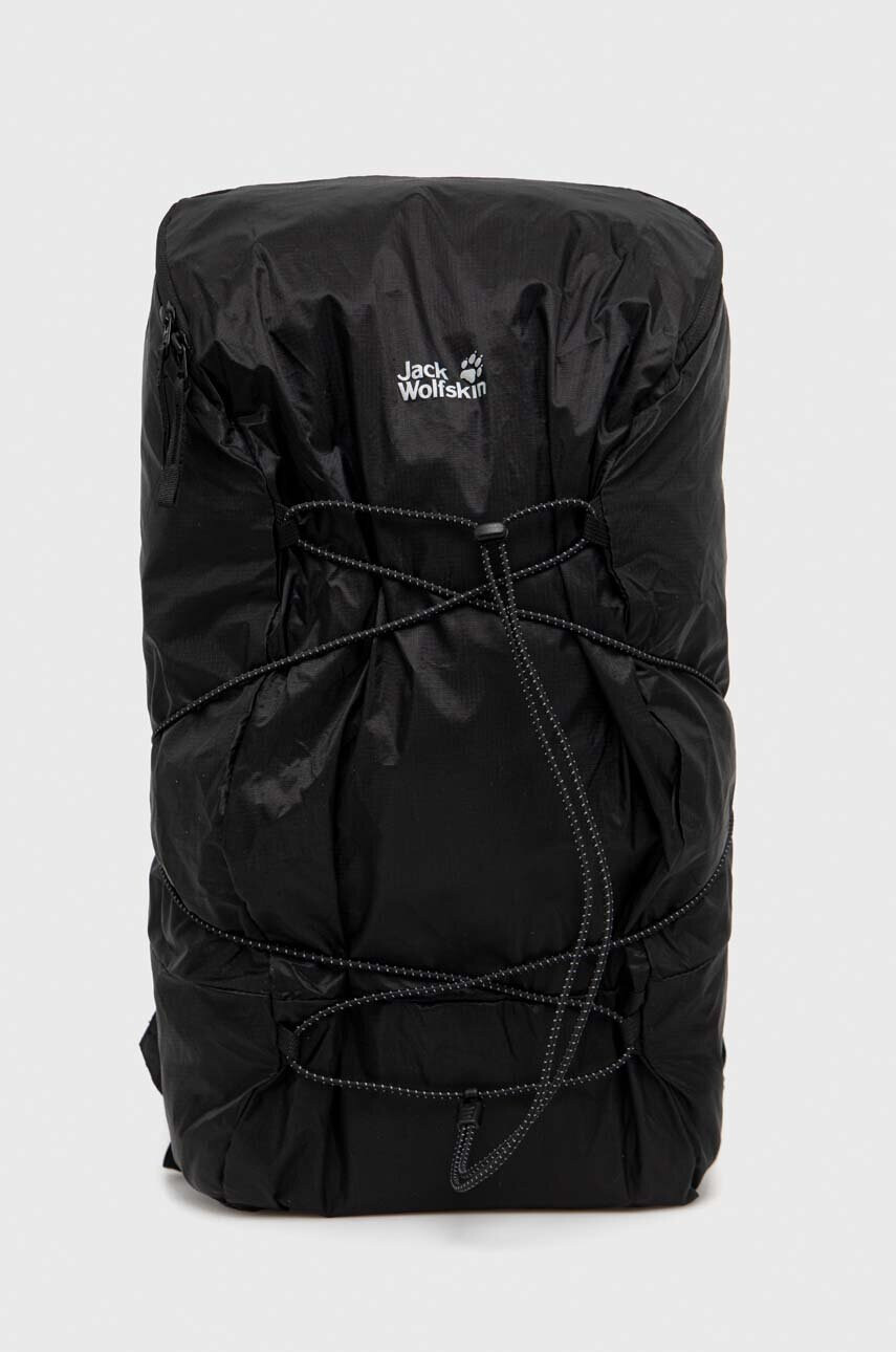Jack Wolfskin Раница Jwp Ultralight в черно голям размер с изчистен дизайн - Pepit.bg