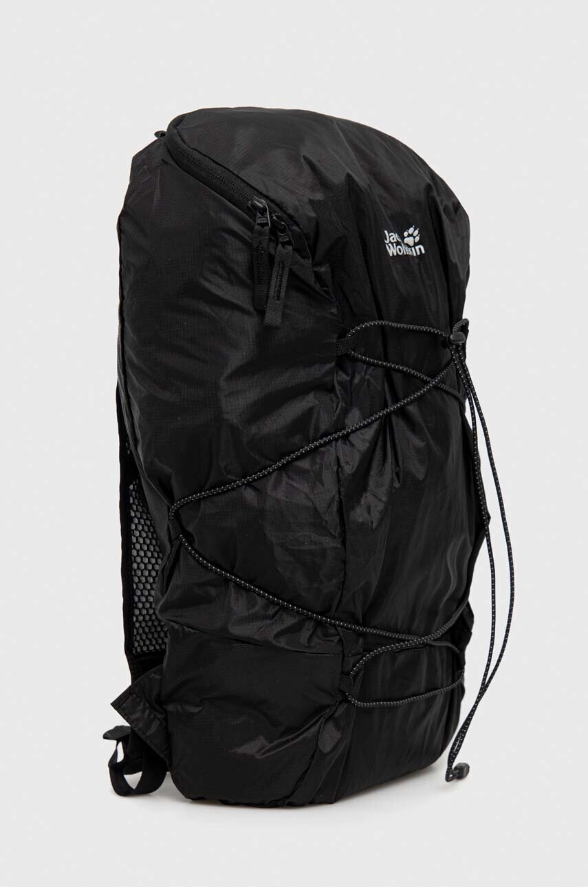 Jack Wolfskin Раница Jwp Ultralight в черно голям размер с изчистен дизайн - Pepit.bg