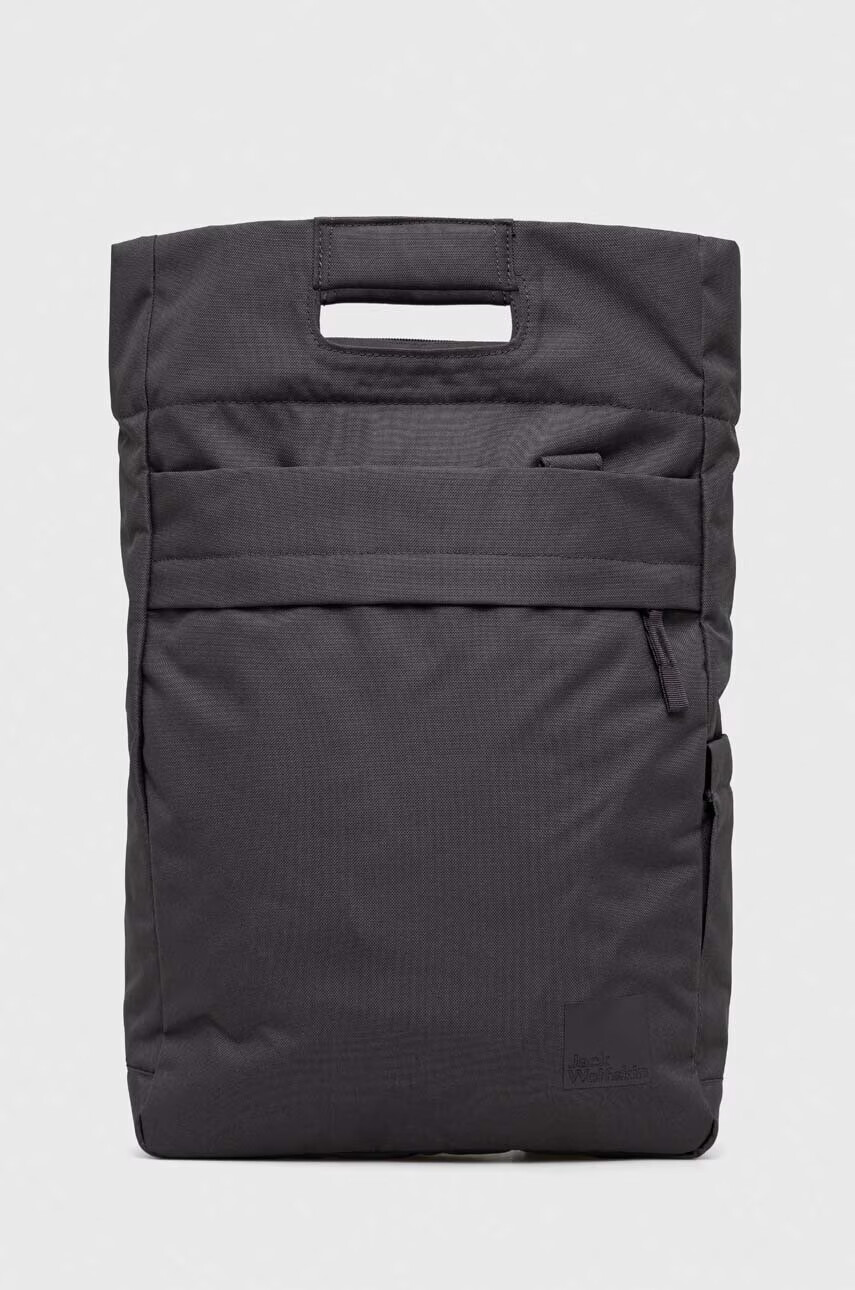 Jack Wolfskin Раница PICCADILLY в сиво голям размер с изчистен дизайн - Pepit.bg