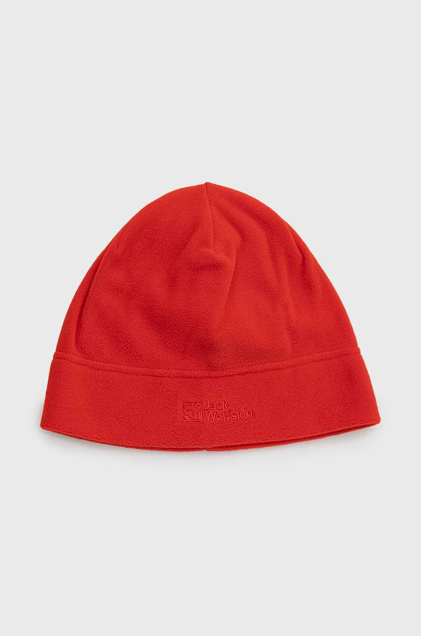 Jack Wolfskin Шапка в червено с фина плетка - Pepit.bg