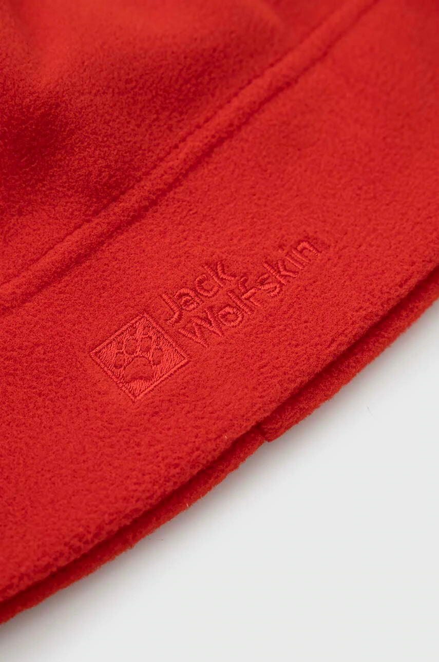 Jack Wolfskin Шапка в червено с фина плетка - Pepit.bg