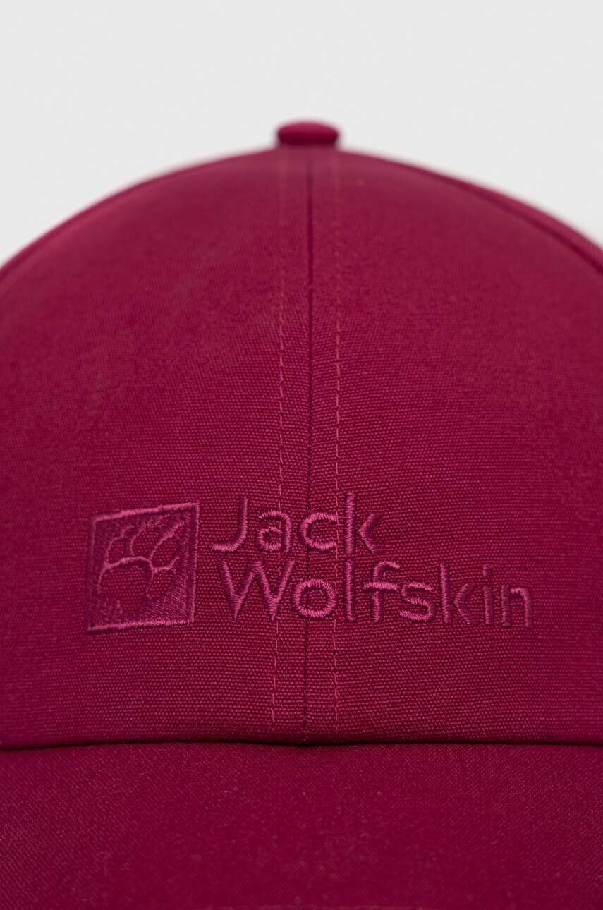 Jack Wolfskin Шапка с козирка в розово с апликация - Pepit.bg