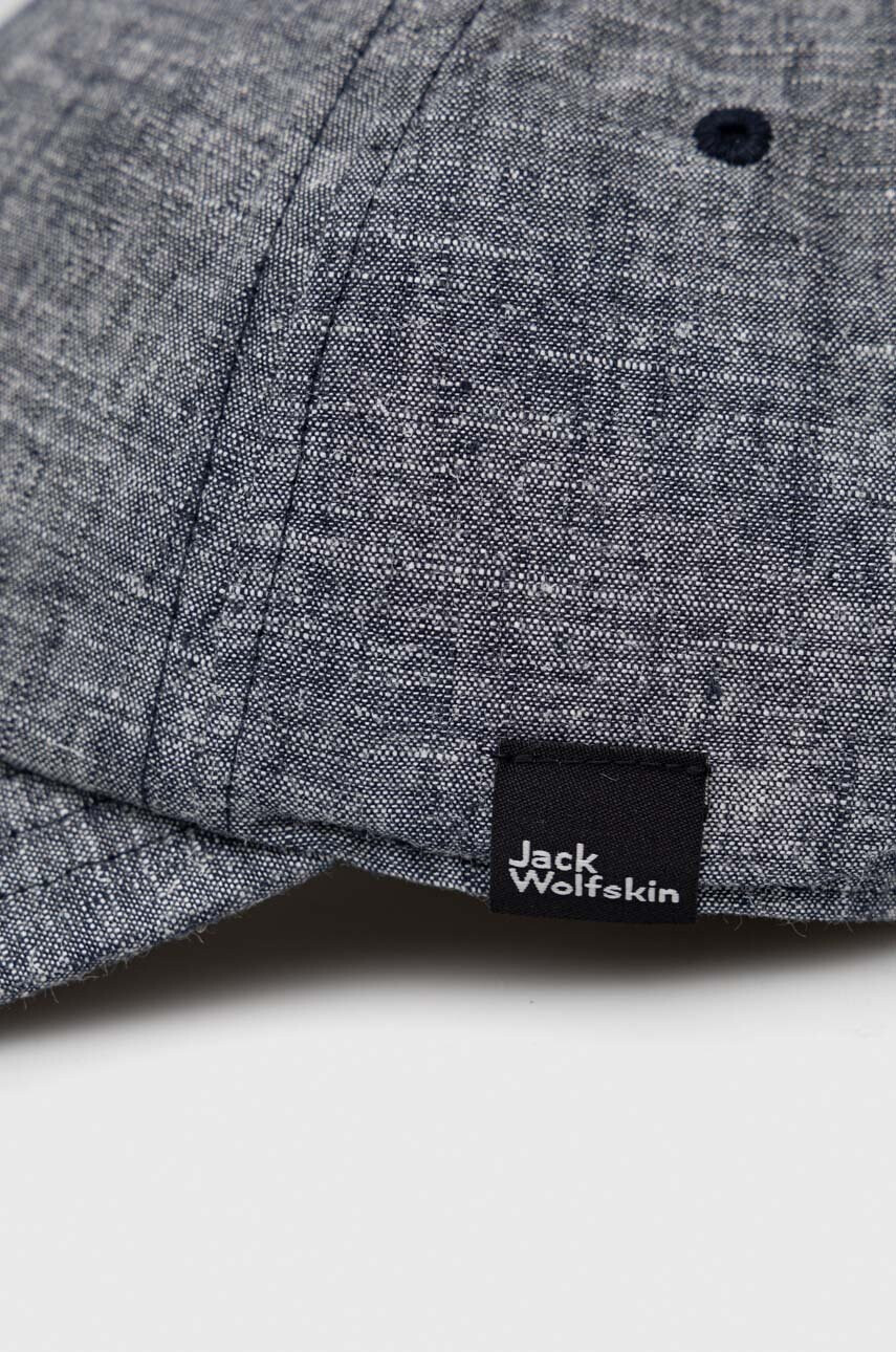 Jack Wolfskin Шапка с козирка Sandroute в тъмносин меланж - Pepit.bg