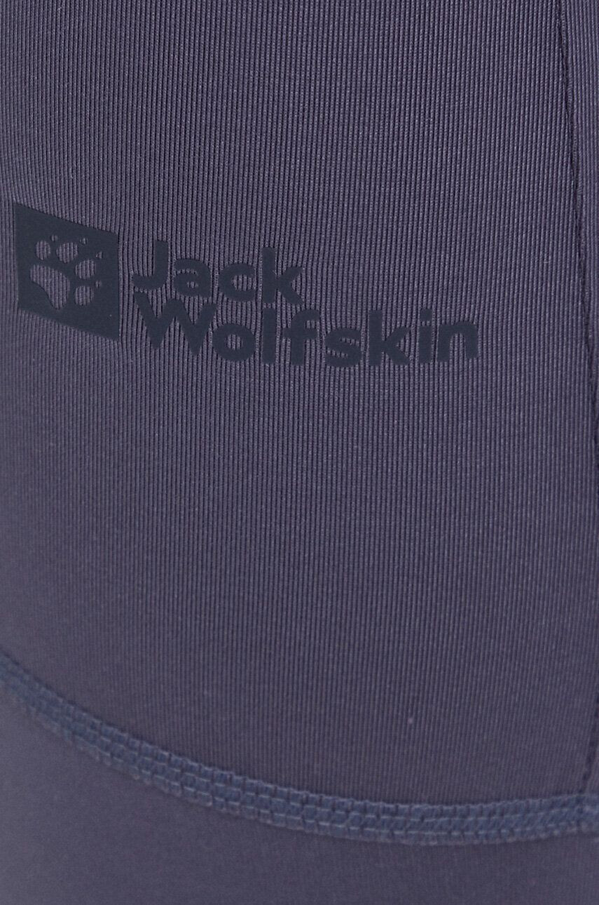 Jack Wolfskin Спортен клин Berntal Tights в лилаво с изчистен дизайн - Pepit.bg