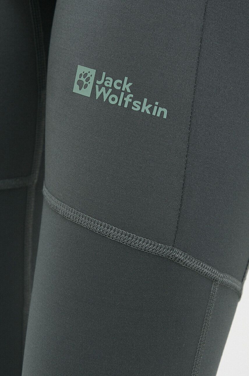 Jack Wolfskin Спортен клин Berntal Tights в зелено с изчистен дизайн - Pepit.bg