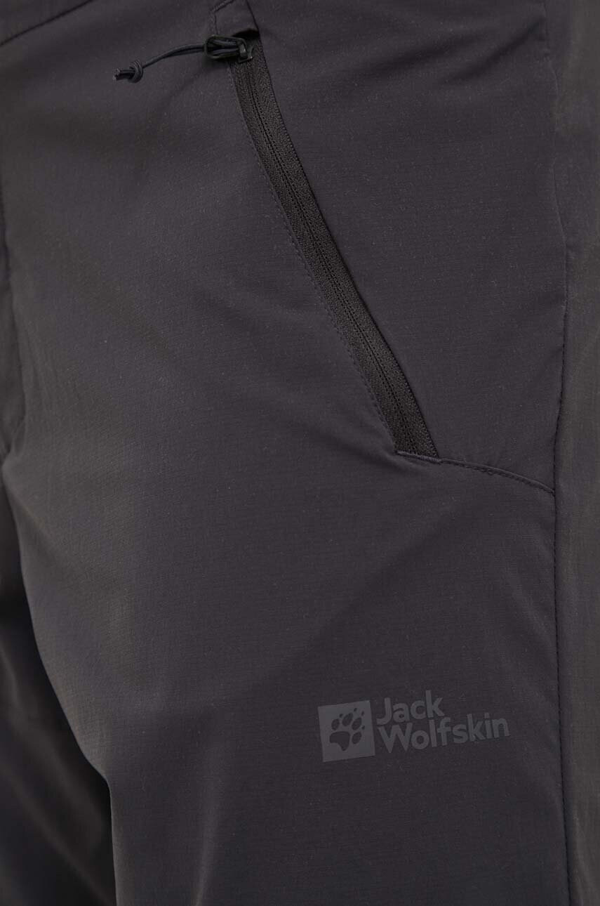 Jack Wolfskin Спортен къс панталон Glastal в черно - Pepit.bg