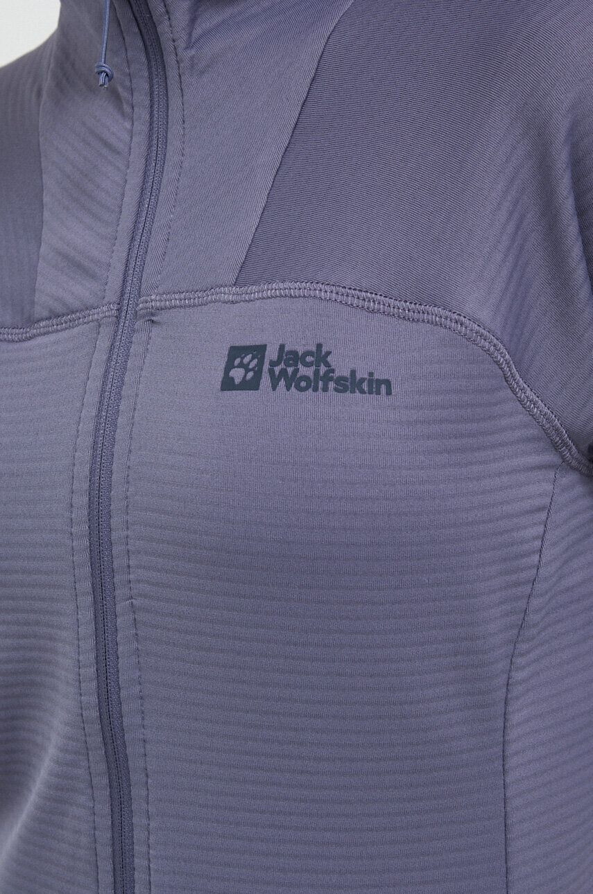 Jack Wolfskin Спортен суичър Prelight Fz в сиво с изчистен дизайн - Pepit.bg