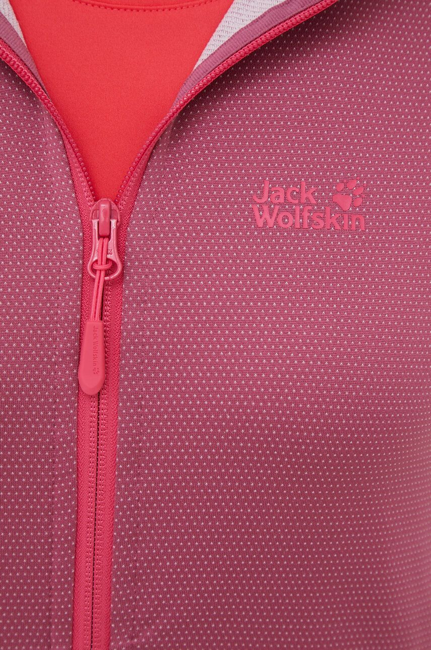 Jack Wolfskin Спортен суичър Star в лилаво с изчистен дизайн - Pepit.bg