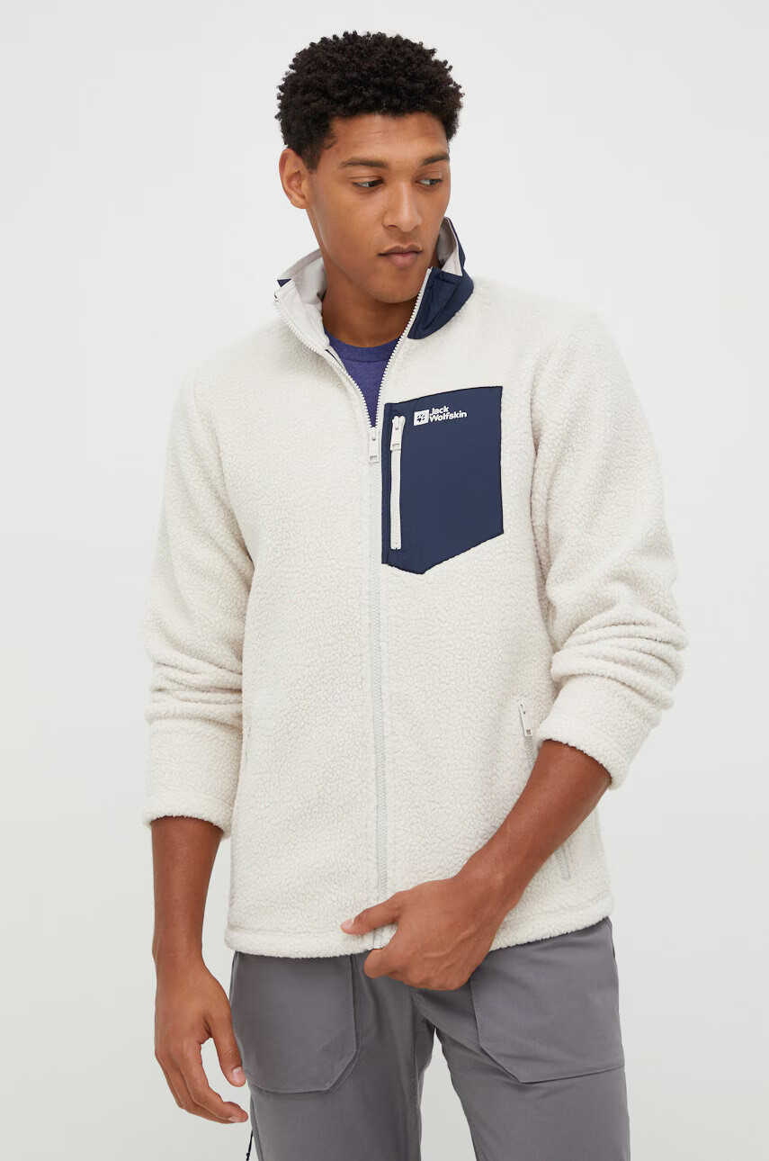 Jack Wolfskin Суичър в бежово - Pepit.bg