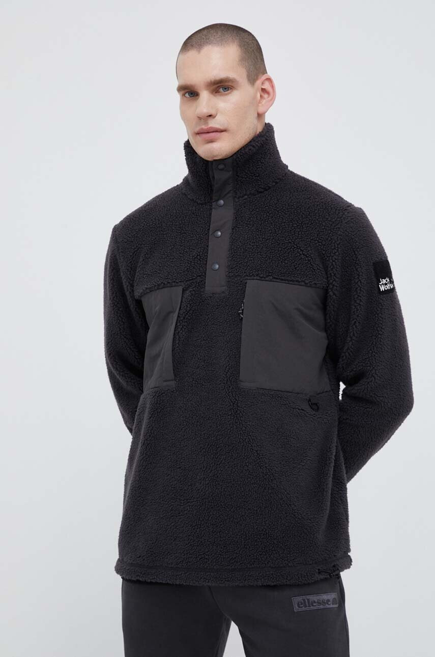 Jack Wolfskin Суичър в бежово с десен - Pepit.bg