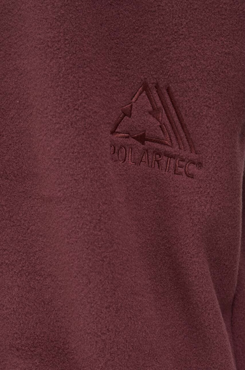 Jack Wolfskin Суичър в бордо с изчистен дизайн - Pepit.bg