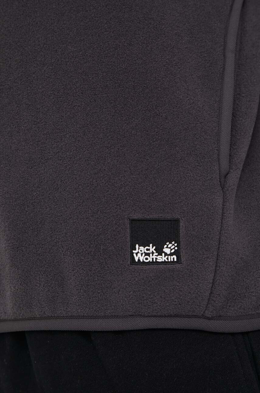 Jack Wolfskin Суичър в сиво с изчистен дизайн - Pepit.bg