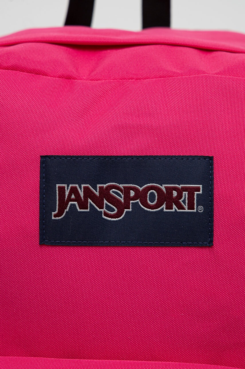 Jansport Раница в розово голям размер с апликация - Pepit.bg