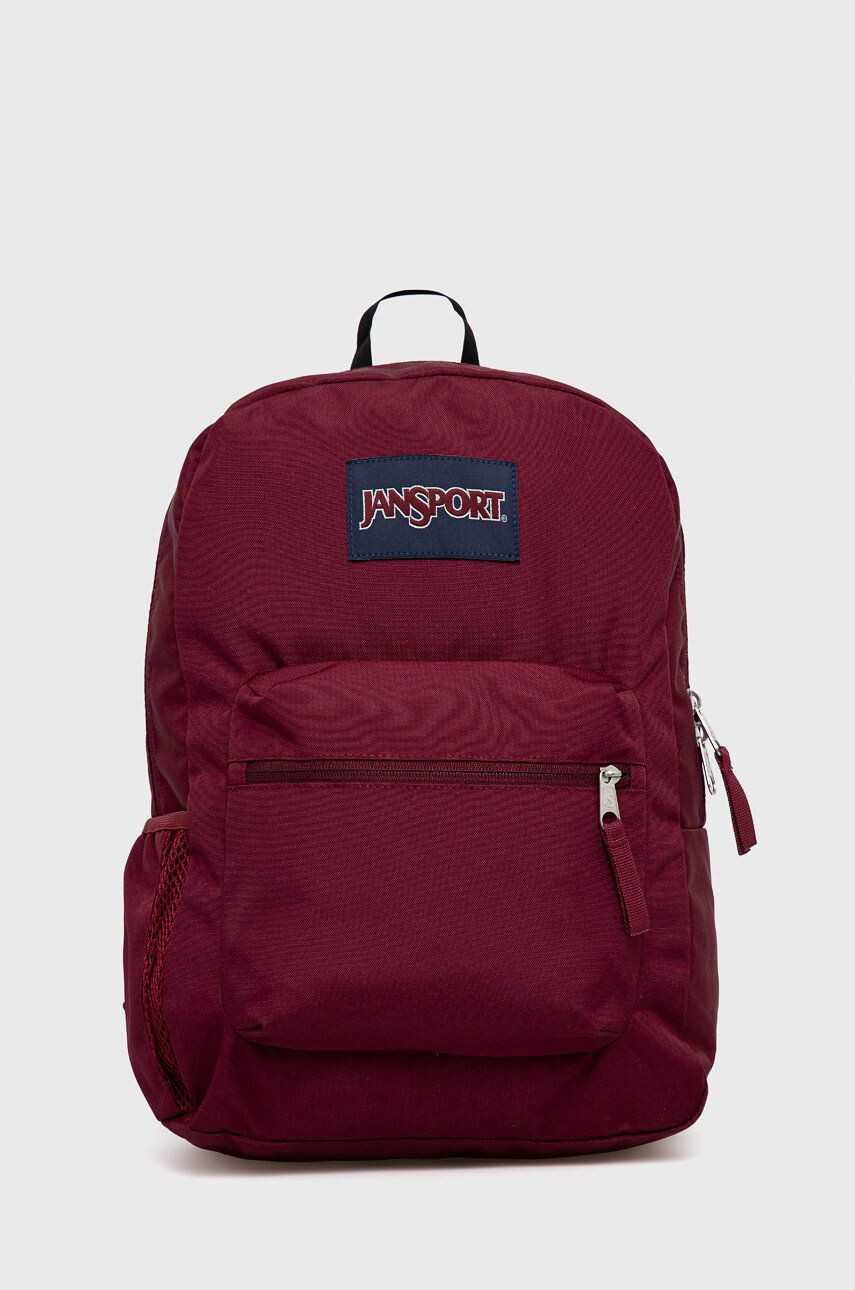 Jansport Раница в бордо голям размер с изчистен дизайн - Pepit.bg