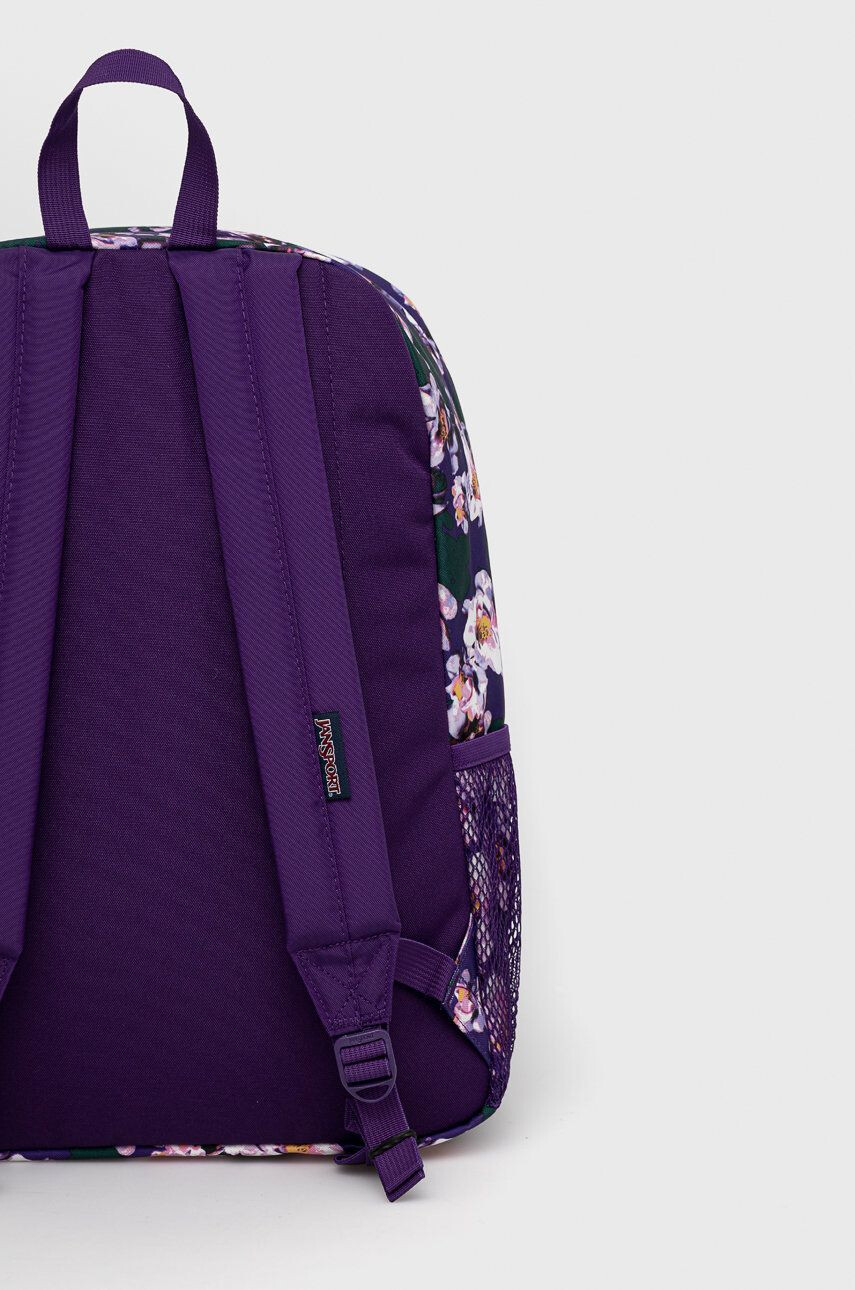 Jansport Раница в лилаво голям размер с десен - Pepit.bg