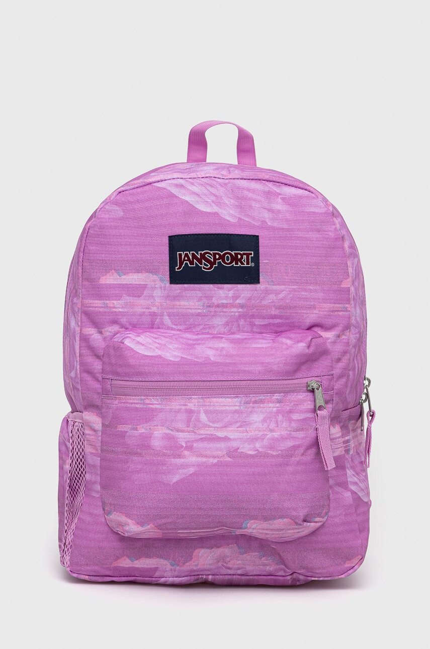 Jansport Раница в розово голям размер с десен - Pepit.bg