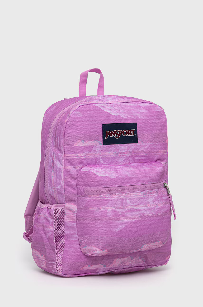 Jansport Раница в розово голям размер с десен - Pepit.bg