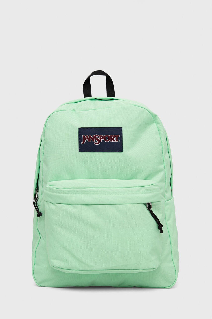 Jansport Раница в зелено голям размер с изчистен дизайн - Pepit.bg