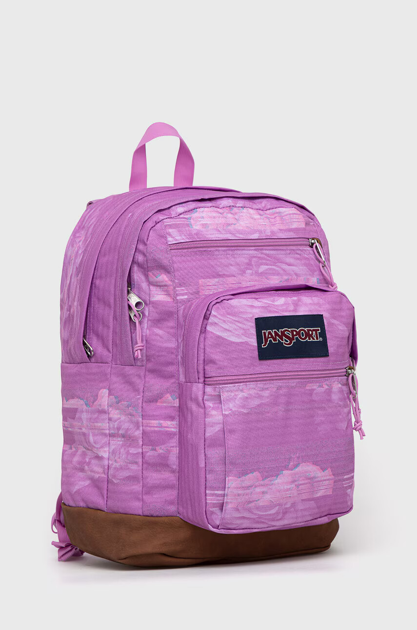 Jansport Раница в розово голям размер с десен - Pepit.bg