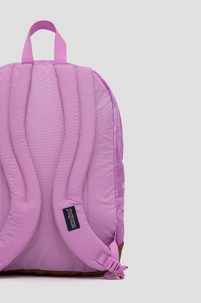 Jansport Раница в розово голям размер с десен - Pepit.bg