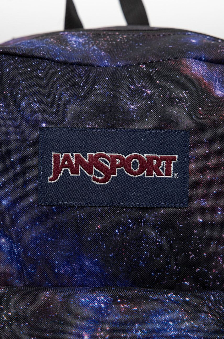 Jansport Раница дамска в лилаво голям размер с десен - Pepit.bg