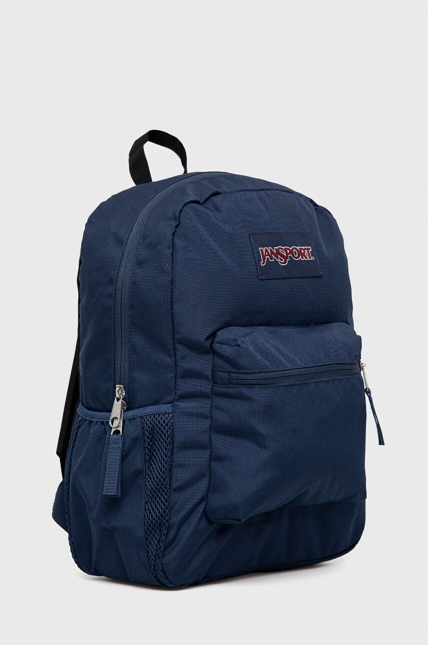 Jansport Раница в тъмносиньо голям размер с изчистен дизайн - Pepit.bg