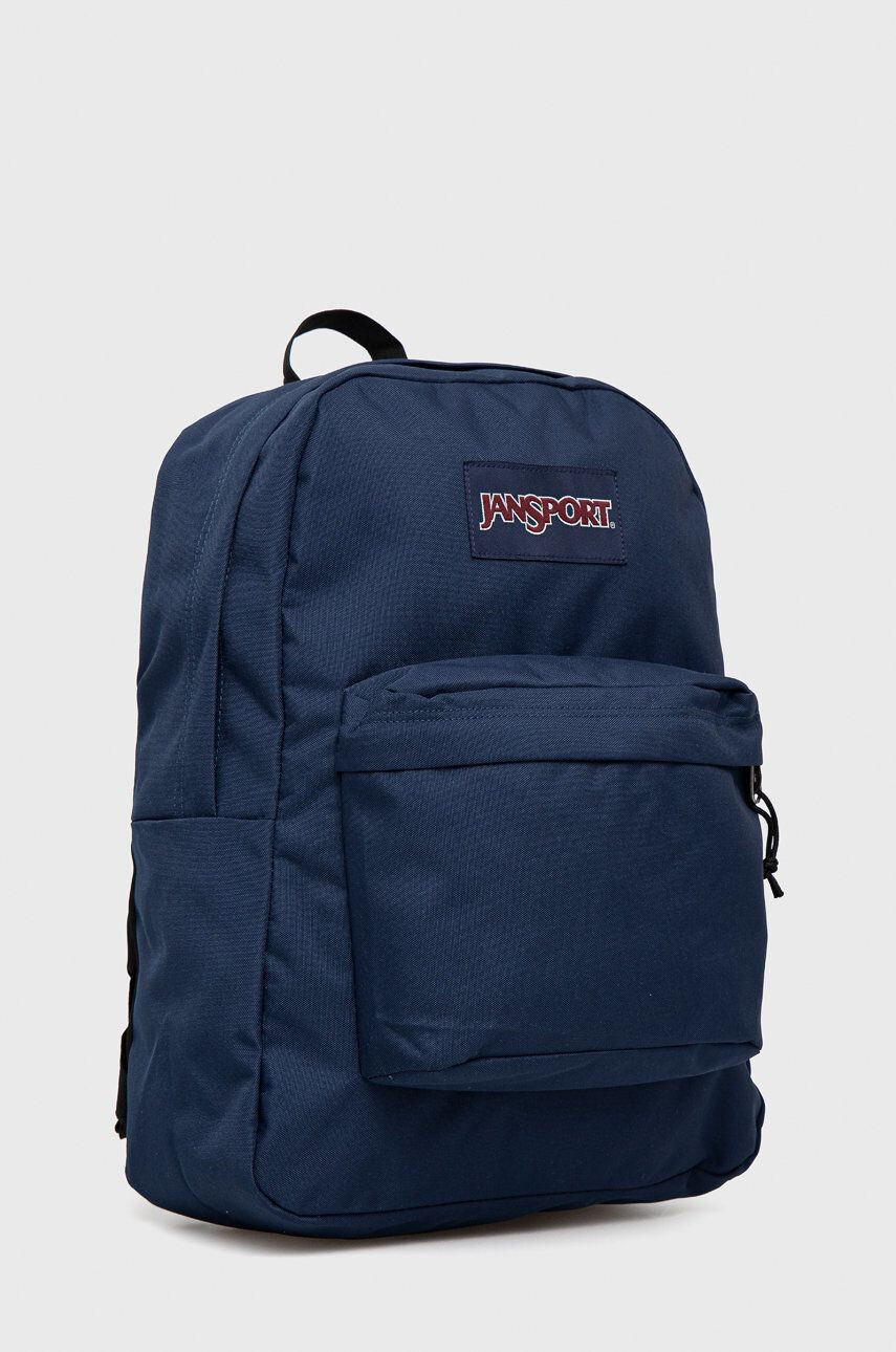 Jansport Раница в тъмносиньо голям размер с изчистен дизайн - Pepit.bg