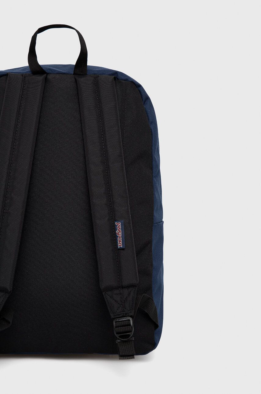 Jansport Раница в тъмносиньо голям размер с изчистен дизайн - Pepit.bg