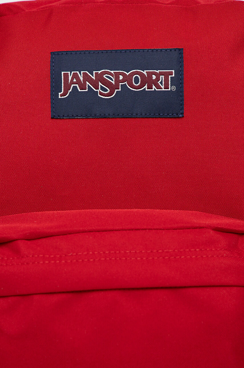 Jansport Раница в червено голям размер с изчистен дизайн - Pepit.bg