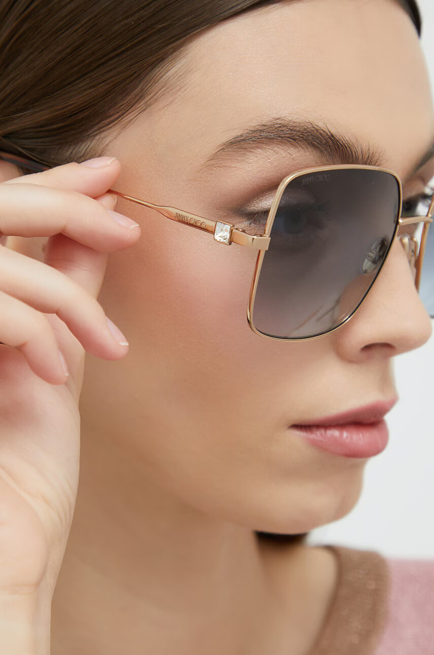 Jimmy Choo Слънчеви очила в златисто - Pepit.bg