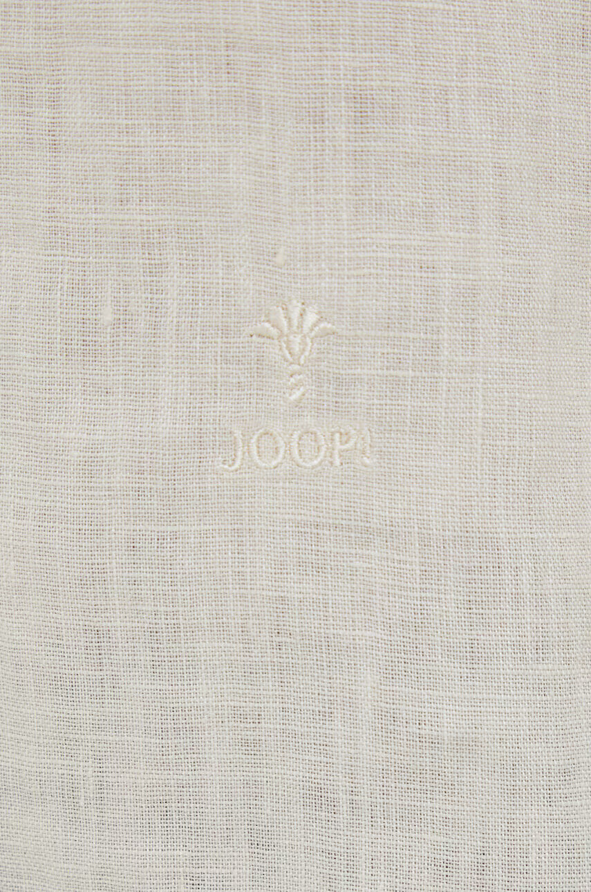 Joop! Ленена блуза в кафяво с изчистен дизайн - Pepit.bg