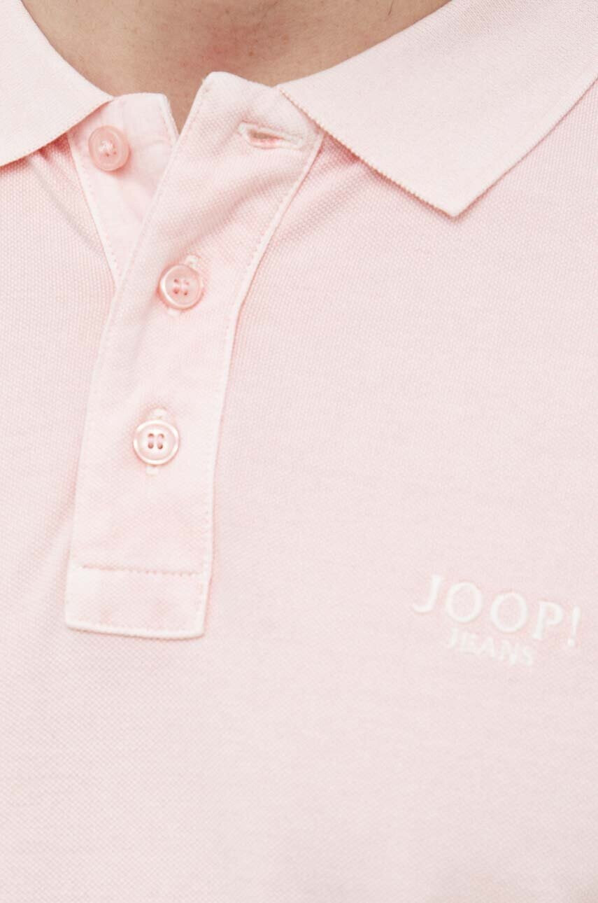 Joop! Памучна тениска с яка - Pepit.bg