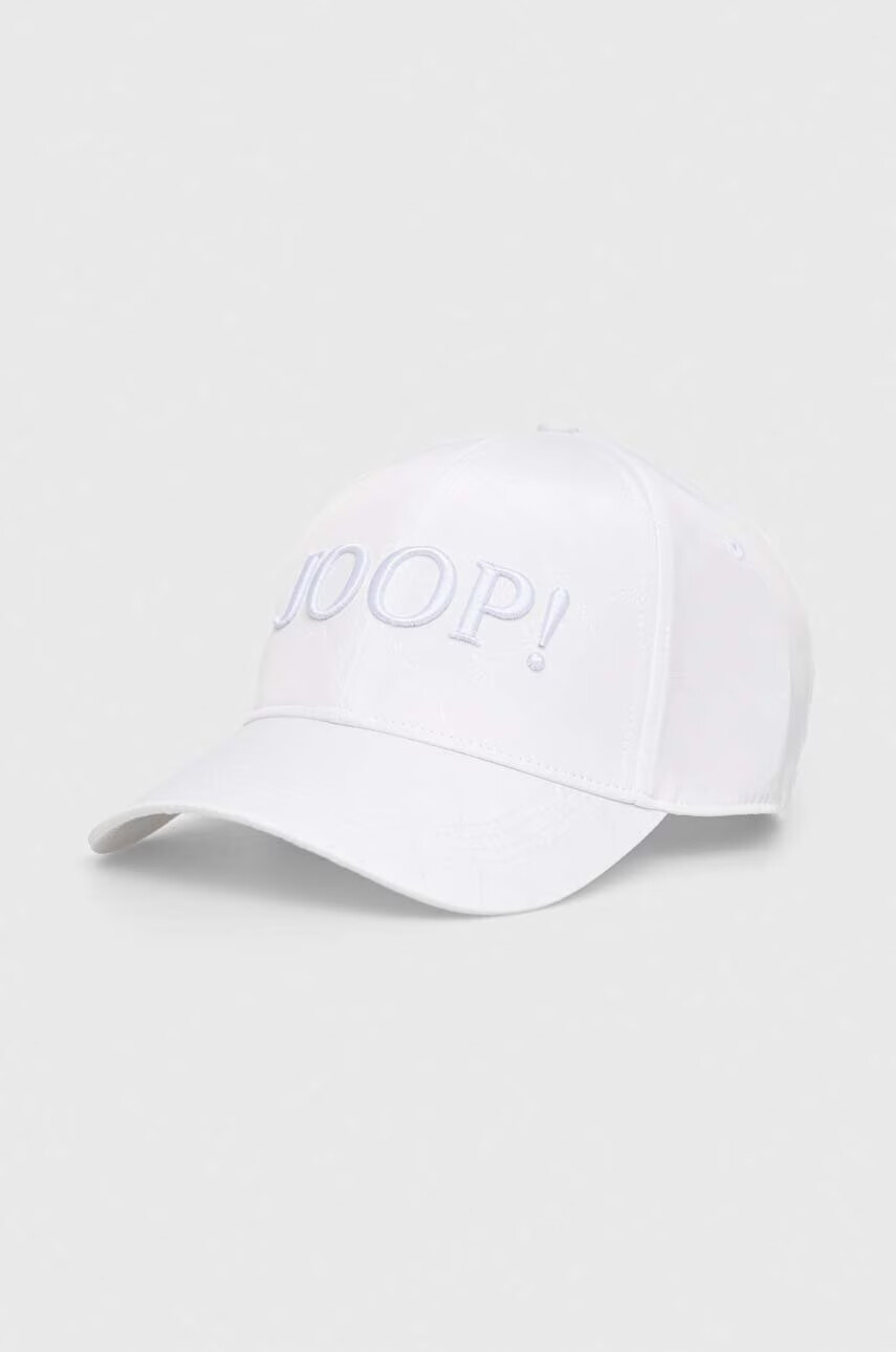 Joop! Шапка в бяло с апликация - Pepit.bg