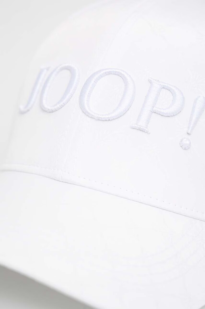Joop! Шапка в бяло с апликация - Pepit.bg