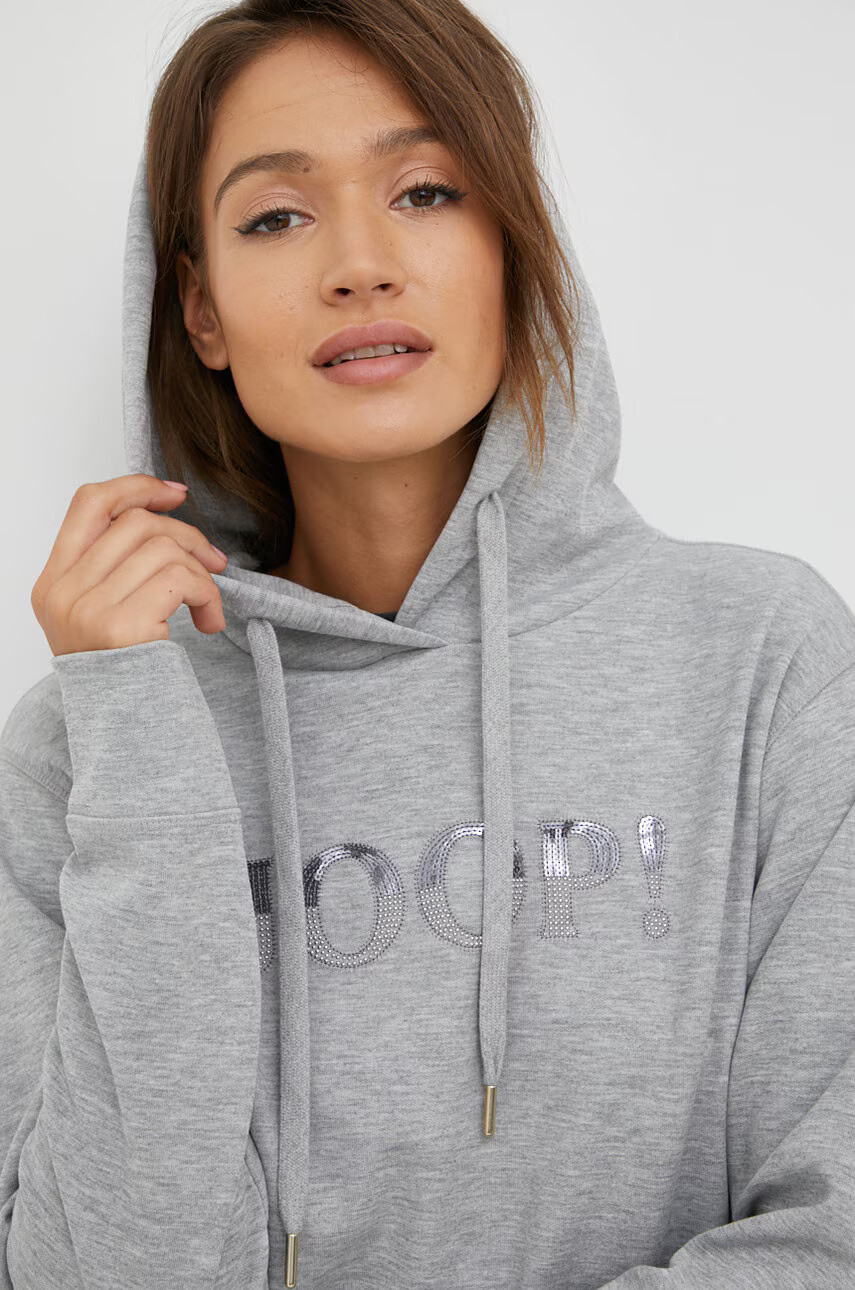 Joop! Суичър в сиво с апликация - Pepit.bg