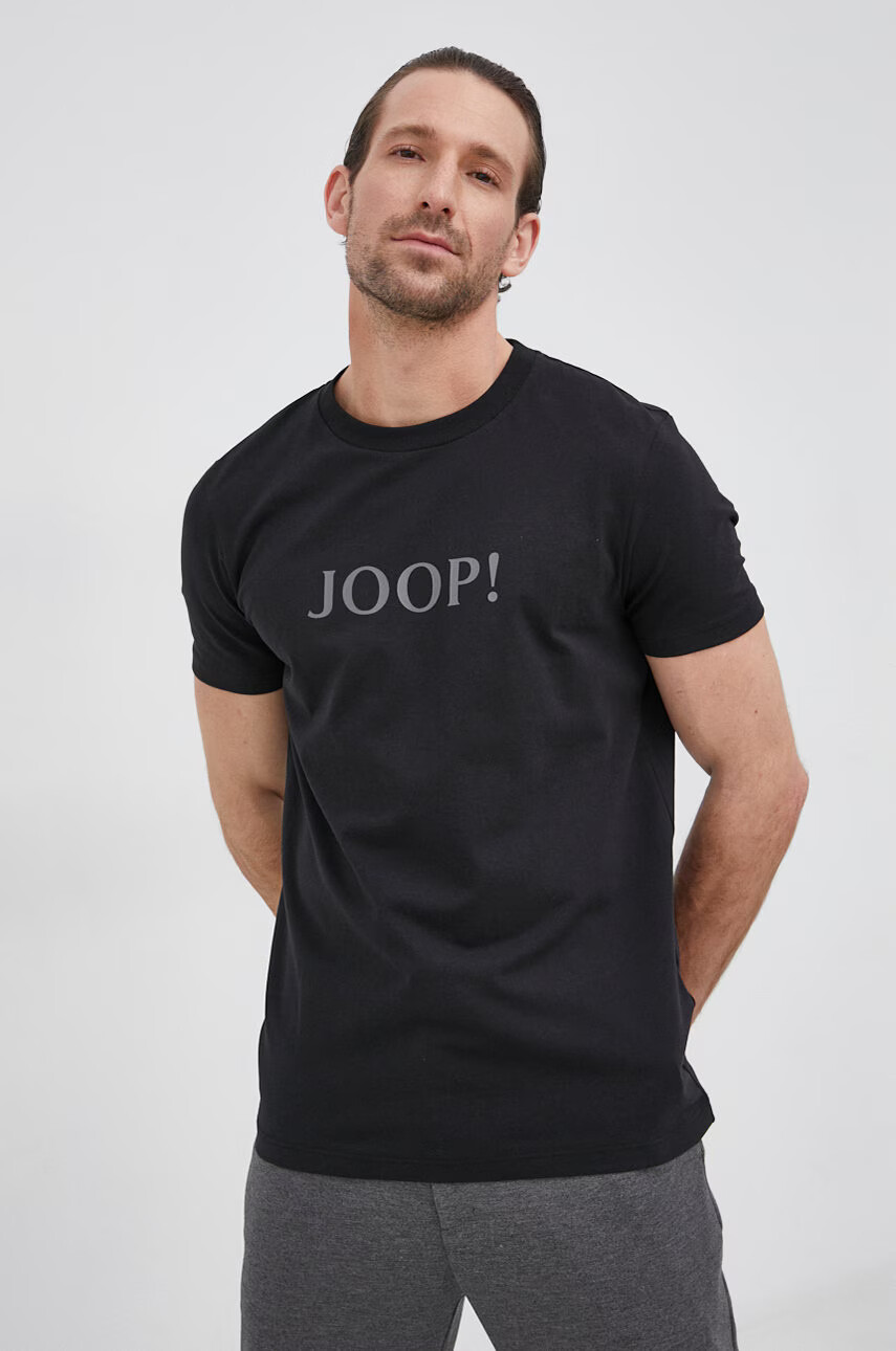 Joop! Тениска мъжка в черно с принт - Pepit.bg