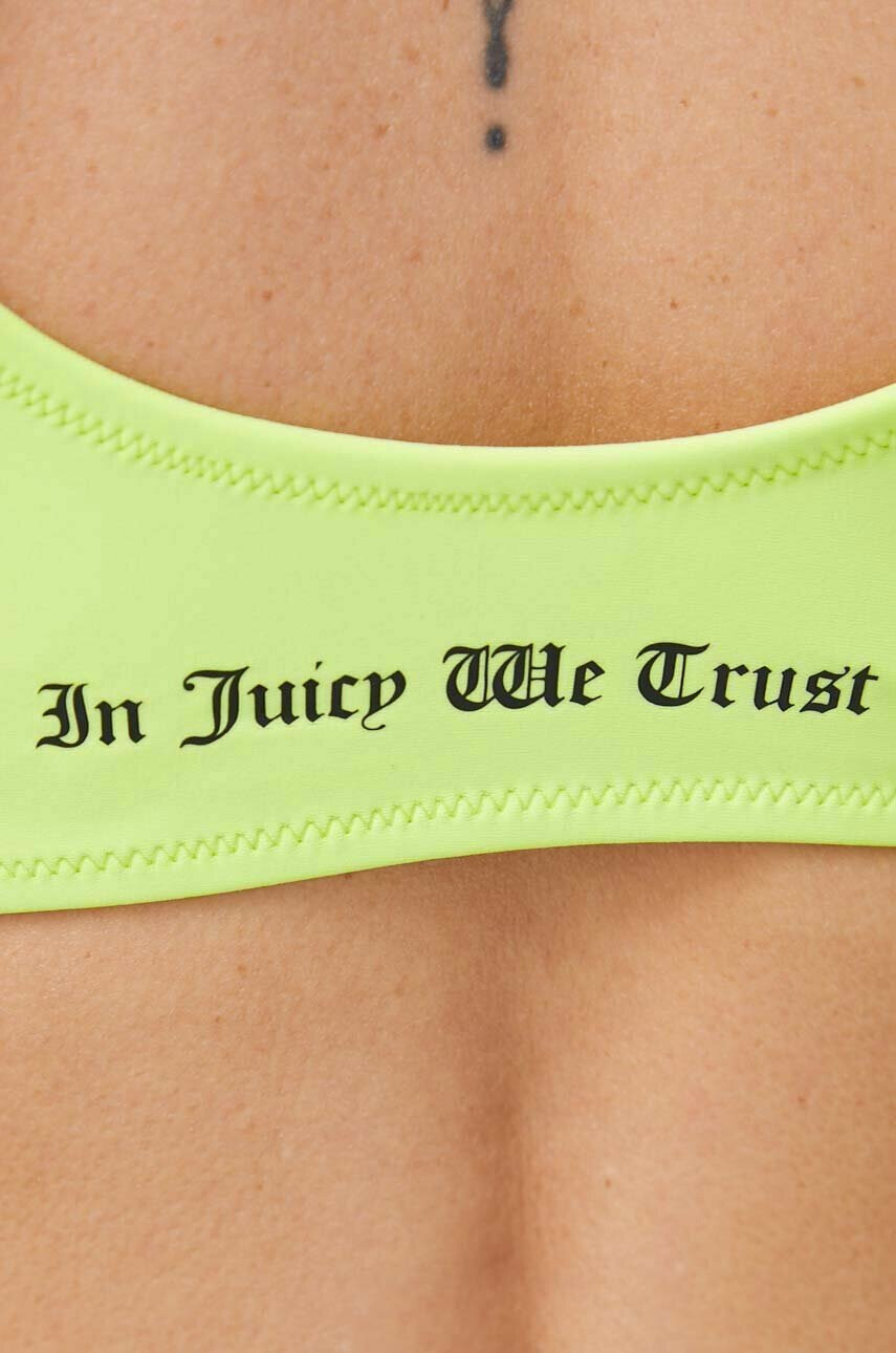 Juicy Couture Бански от две части в зелено с мека чашка - Pepit.bg