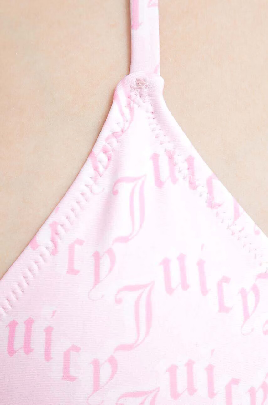 Juicy Couture Бански от две части в розово с леко подплатена чашка - Pepit.bg