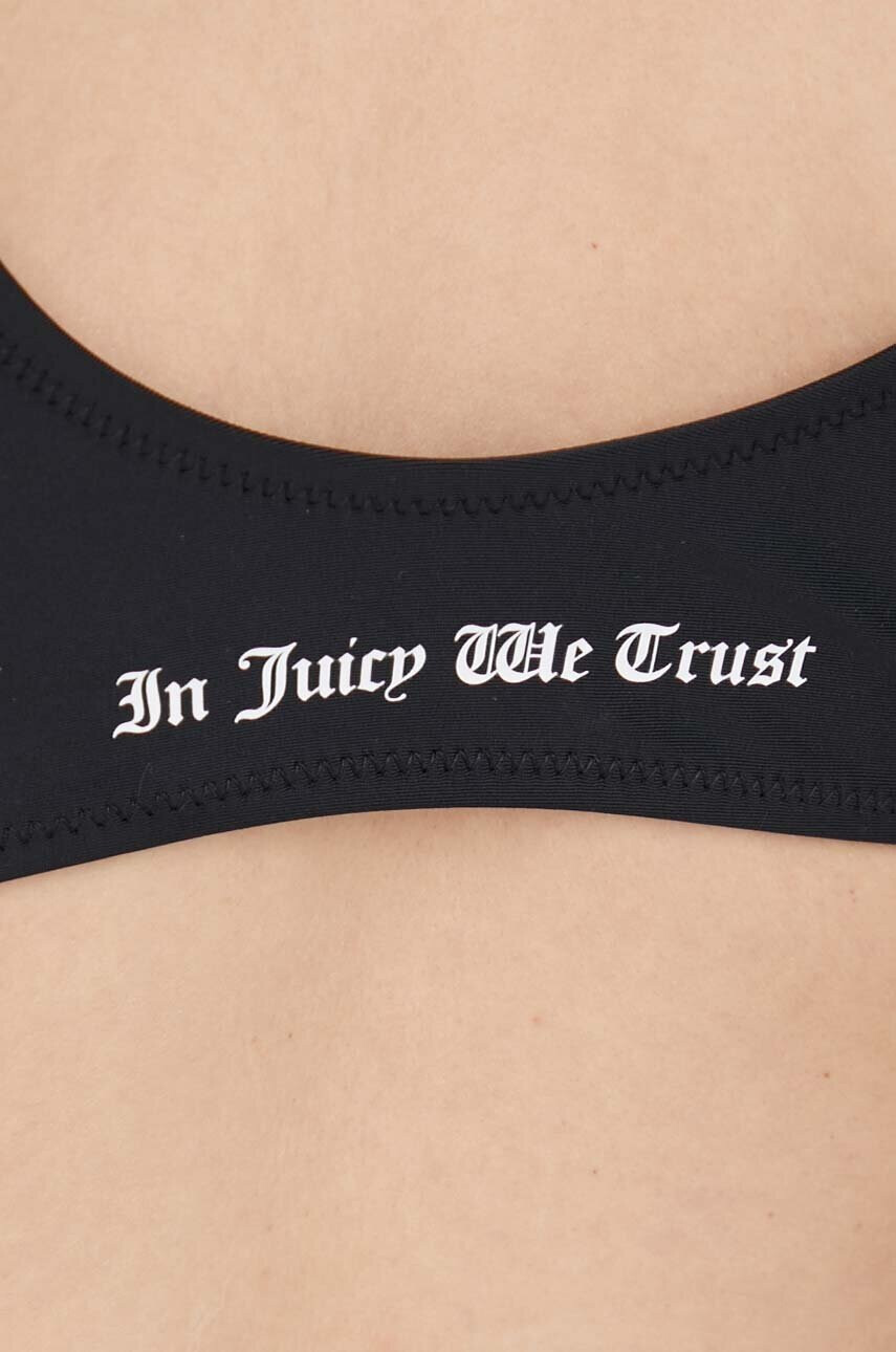 Juicy Couture Бански от две части в черно с мека чашка - Pepit.bg