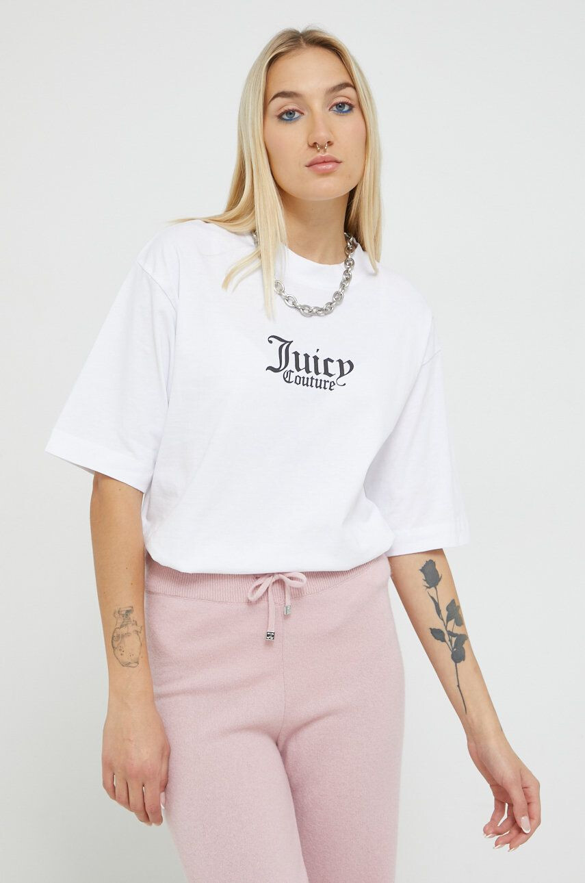 Juicy Couture Памучна тениска - Pepit.bg